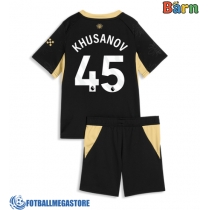 Fotballdrakt Barn Manchester City Abdukodir Khusanov #45 Bortedraktsett 2026-27 Kortermet (+ Korte bukser)